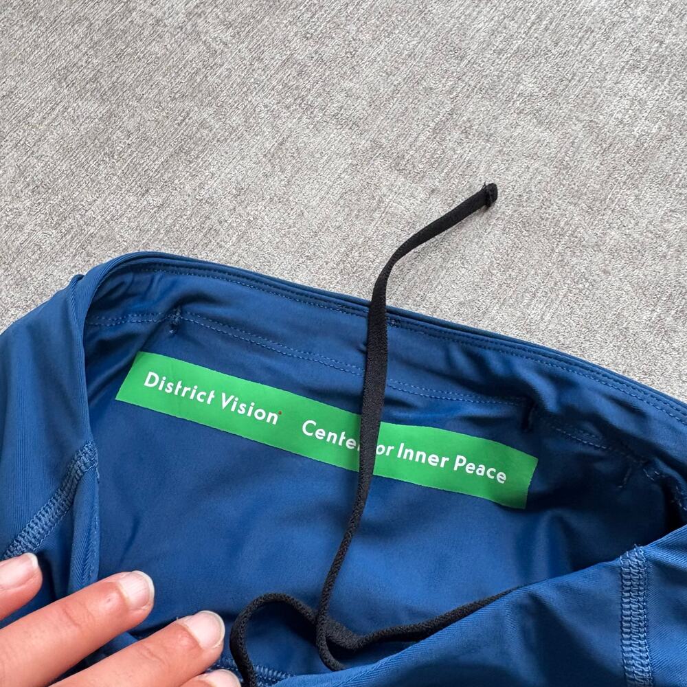 District Vision Blue Compression Running Leggings - image 3